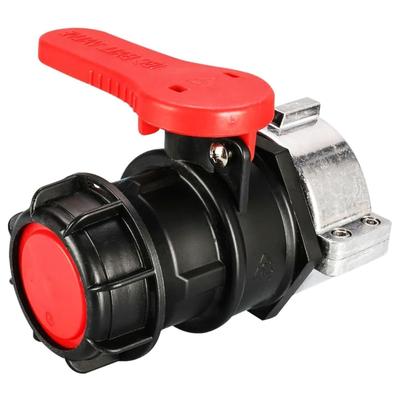 Heavy Duty 75mm Ball Valves with Double Safety Lock Acid Resistant for IBC Tanks Water Barrels Substance Storage Systems