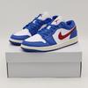 DC0774-416 Air Jordan 1 Low Sport Blue Gym Red Sail White (Women's)