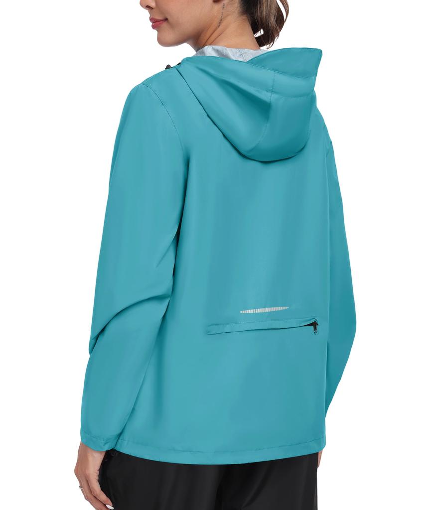 MoFiz Rain Cycling Plus Perfect for Outdoor and Rainy Lightweight Workwear Women's Jacket, Raincoat, Sizes, Water-Repellent, Breathable, Windproof,