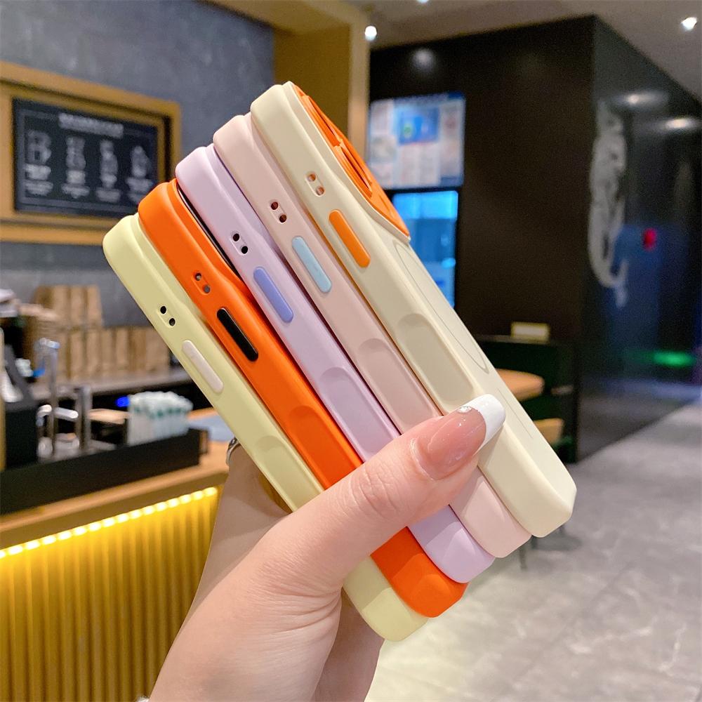 Silicone Case For iPhone 17 16 15 14 13 Pro Max Plus Air For Magsafe Magnetic Wireless Charging Lens Protection Cover