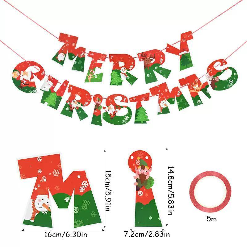 Christmas Letter Balloons for Storefronts, Kindergartens, Parties & Event Decorations