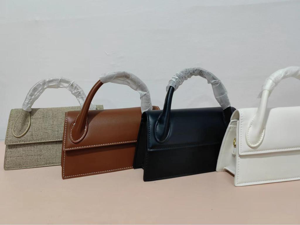 Geantă de mână de vară pentru femei 2025, culoare macaron: Geantă la modă, simplă, de umăr și crossbody