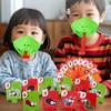 Frog Lizard Mask Tongue Wagging Game Lick Cards Stress Relief Funny Desktop Puzzle Toy Kids Family Party Interactive Gift