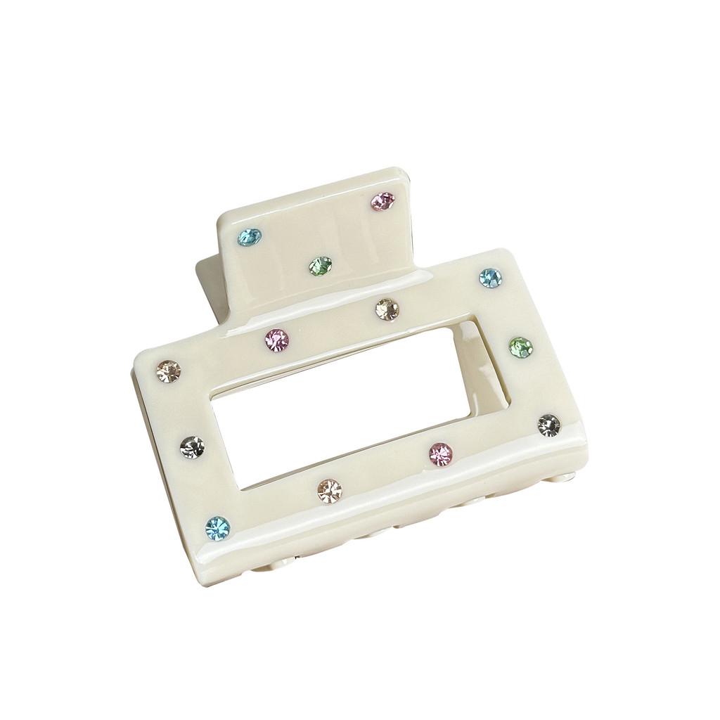 Acetate Rhinestonedecorated Unique Hair Claw Clips For Women Offering A Touch Of Glamour And Style