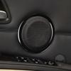 For BMW 3 Series E90 E92 E93 2005-2012 Door Speaker Trim Frame Soft Cover Piano Black Stickers Car Interior Accessories