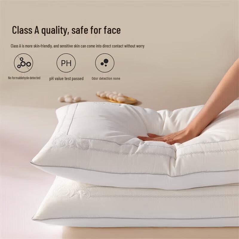 Mercury Home Textiles Class A Antibacterial Silk Pillow (Pair)