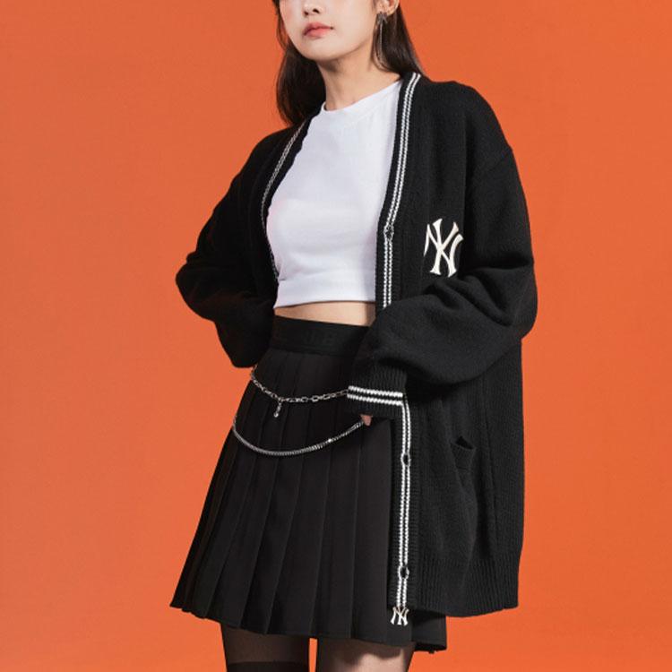 New MLB Sweaters Unisex Black 3AKCB0124-50BKS