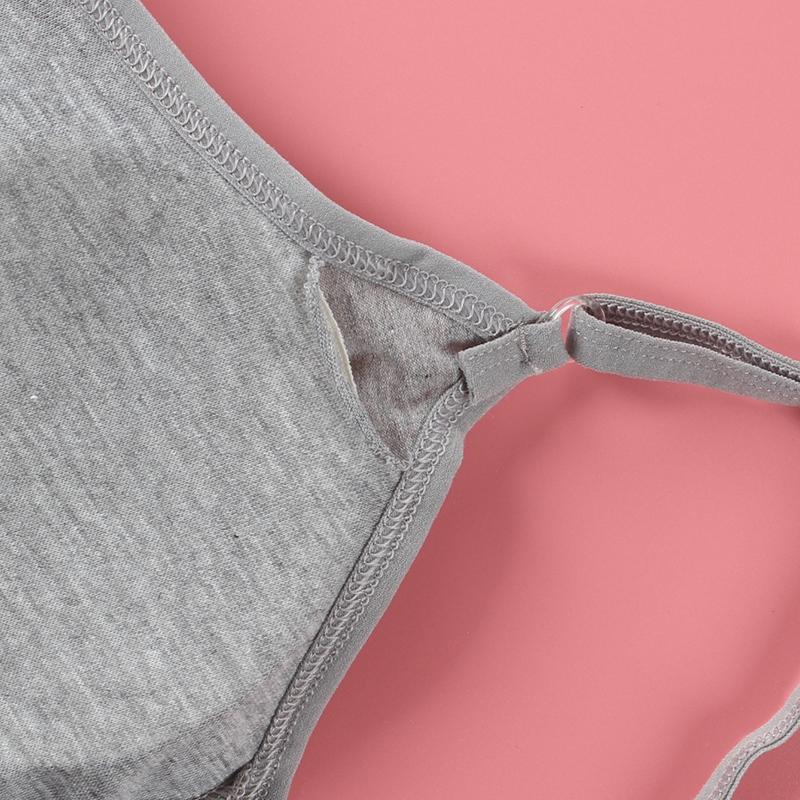 Girls Bra And Panty Sets Teenage Girls Cotton Padded Training Bra+Panties