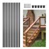 Staircase Balusters 101 Pack 32 In Aluminum Spindles with Screws/Rail Caps