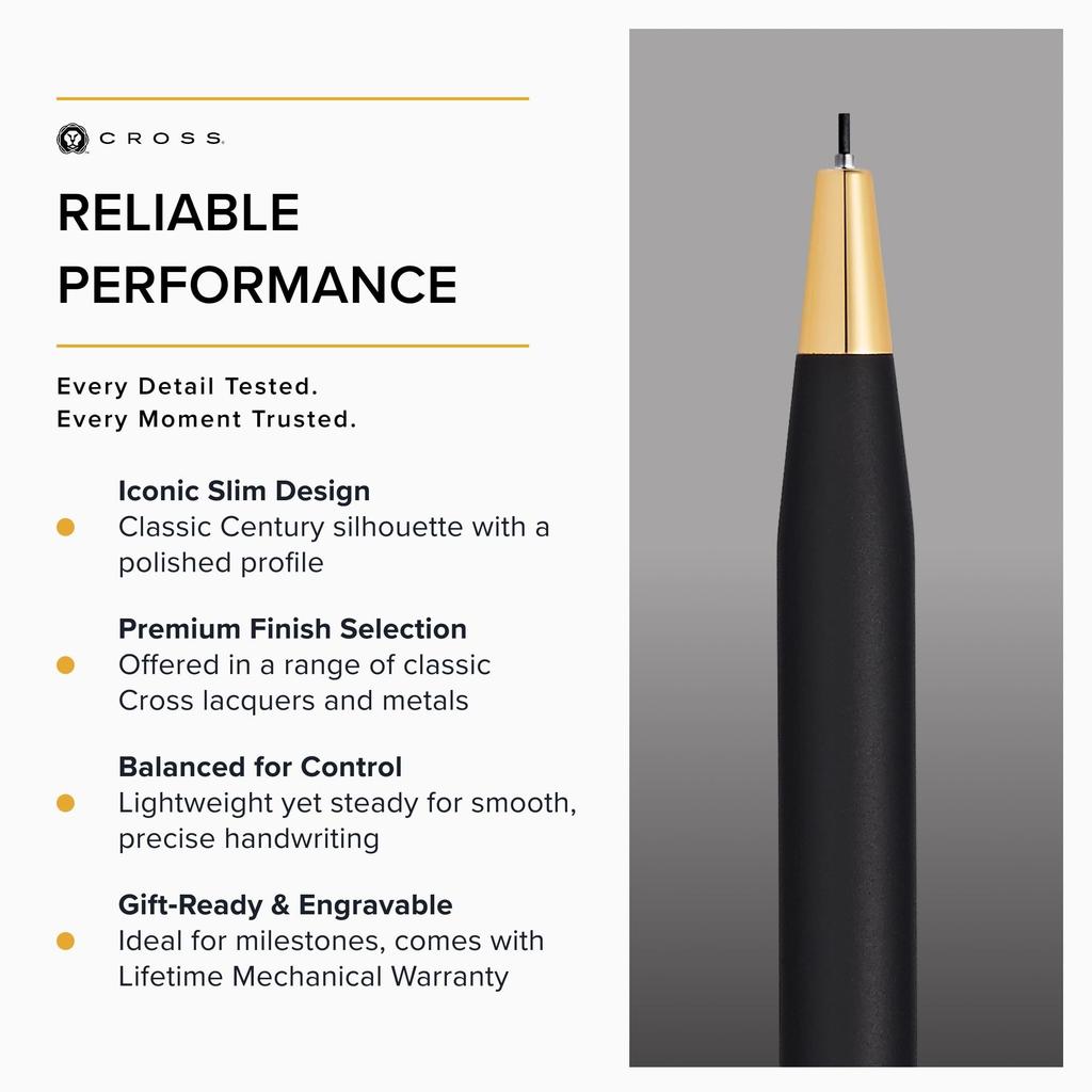 CROSS Classic Century Classic Black Mechanical Pencil 0.7mm