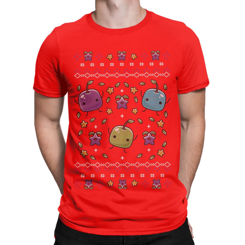 Junimo Forest Spirit Christmas Funny 100 Cotton TShirt junimo Tops Tees For Unisex