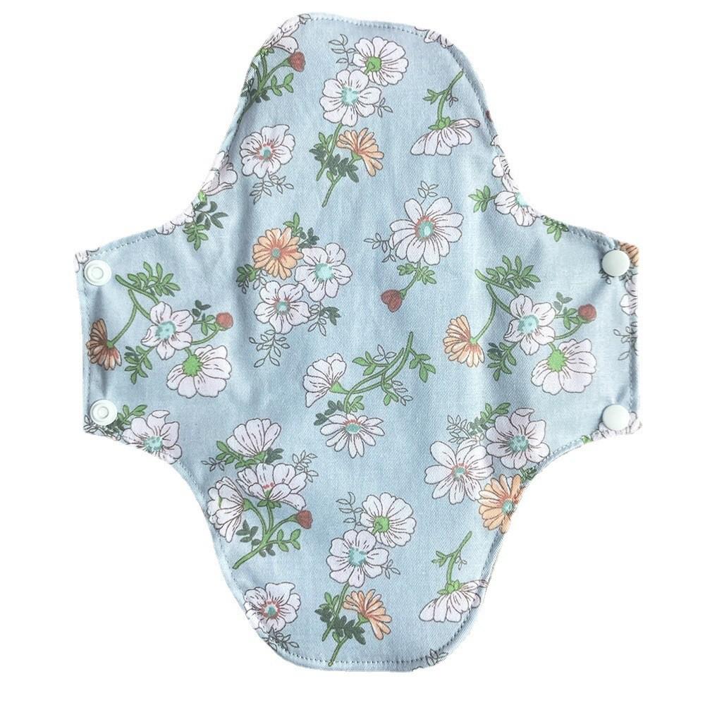 23cm Graphene Antibacterial Washable Cotton Sanitary Pads - Soft, Breathable, and Absorbent for Urine Leakage