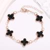 Fashion Light Luxury Four Leaf Clover Bracelet Delicate Versatile Jewelry For Women