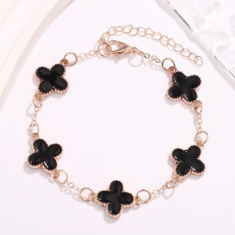 Fashion Light Luxury Four Leaf Clover Bracelet Delicate Versatile Jewelry For Women