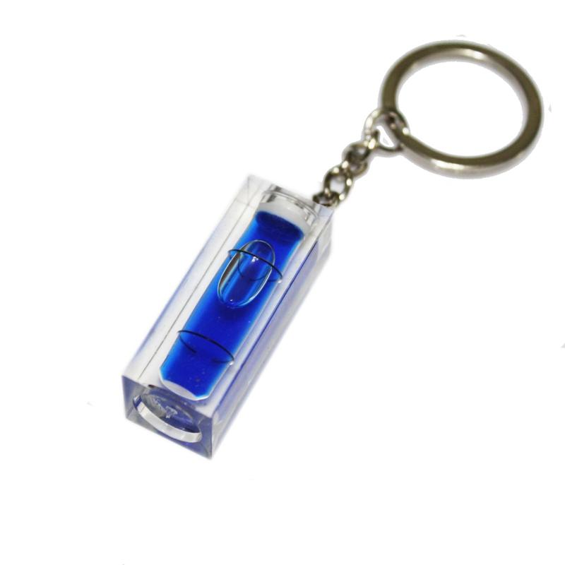 Key chain Spirit Level Bubble TV Rack Horizontal Ruler 15*15*40mm 1 Piece