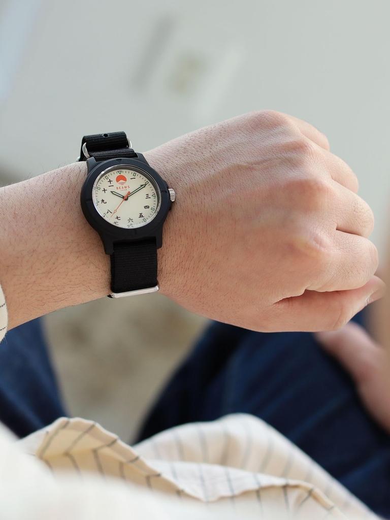 BEAMS Japan Original Watch Kanji Numerals Mt. Fuji Design Quartz Limited Ed.