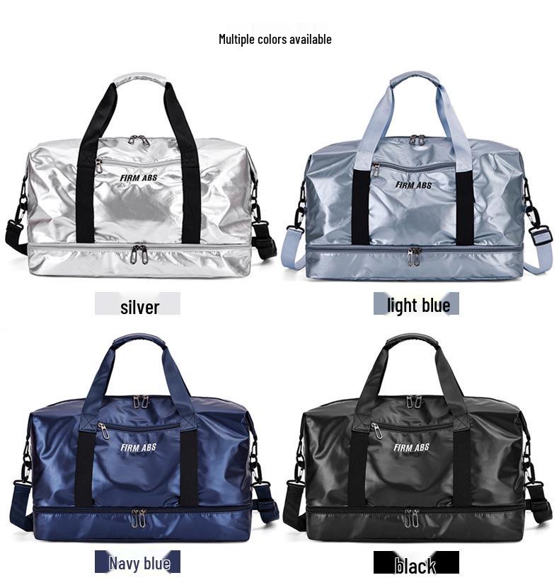 Large Capacity Wet/Dry Separation Fitness Travel Bag: Versatile Shoulder, Crossbody, Handheld Yoga Bag