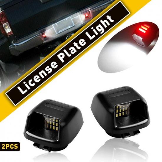 2X Number License Plate Light Rear Bumper Led For Nissan Frontier D40 2007-