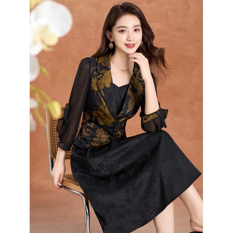 

Kebell Элегантный комплект платья-двойки с цветочным принтом XL