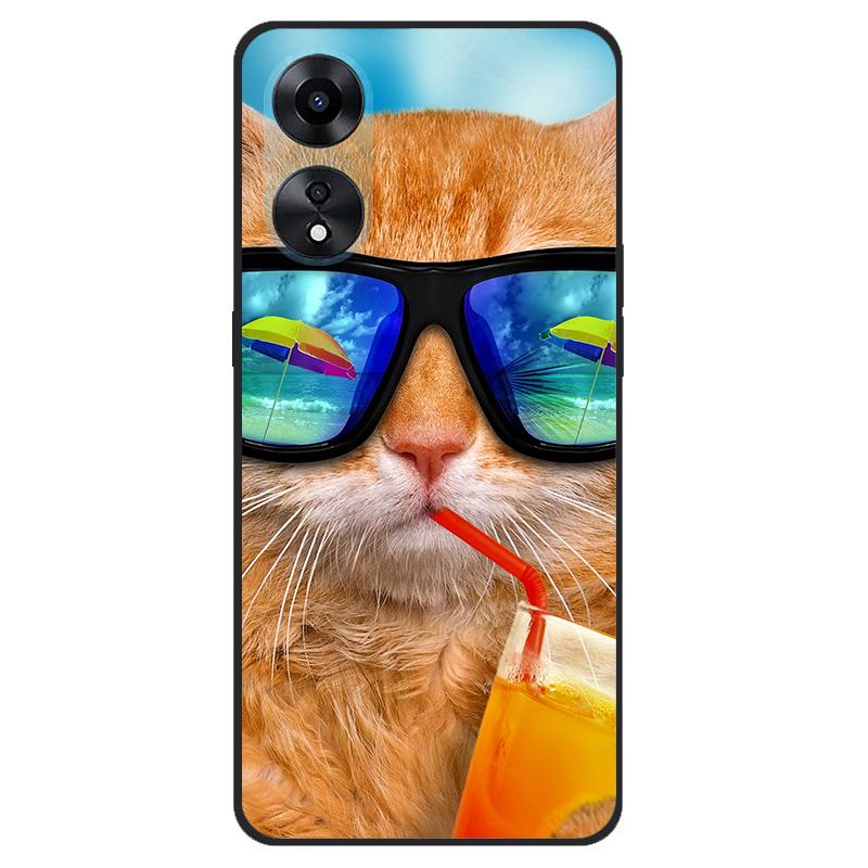 

Case For OPPO A58 4G Coque TPU Soft Silicone Phone Case For 6.72 CPH2577 Funda Back Cover For OPPO A58 Coque Para Marble Bumper CPH2577