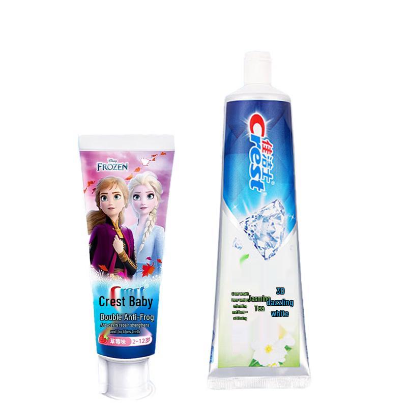 Crest Kids Frozen & 3D White Toothpaste Bundle