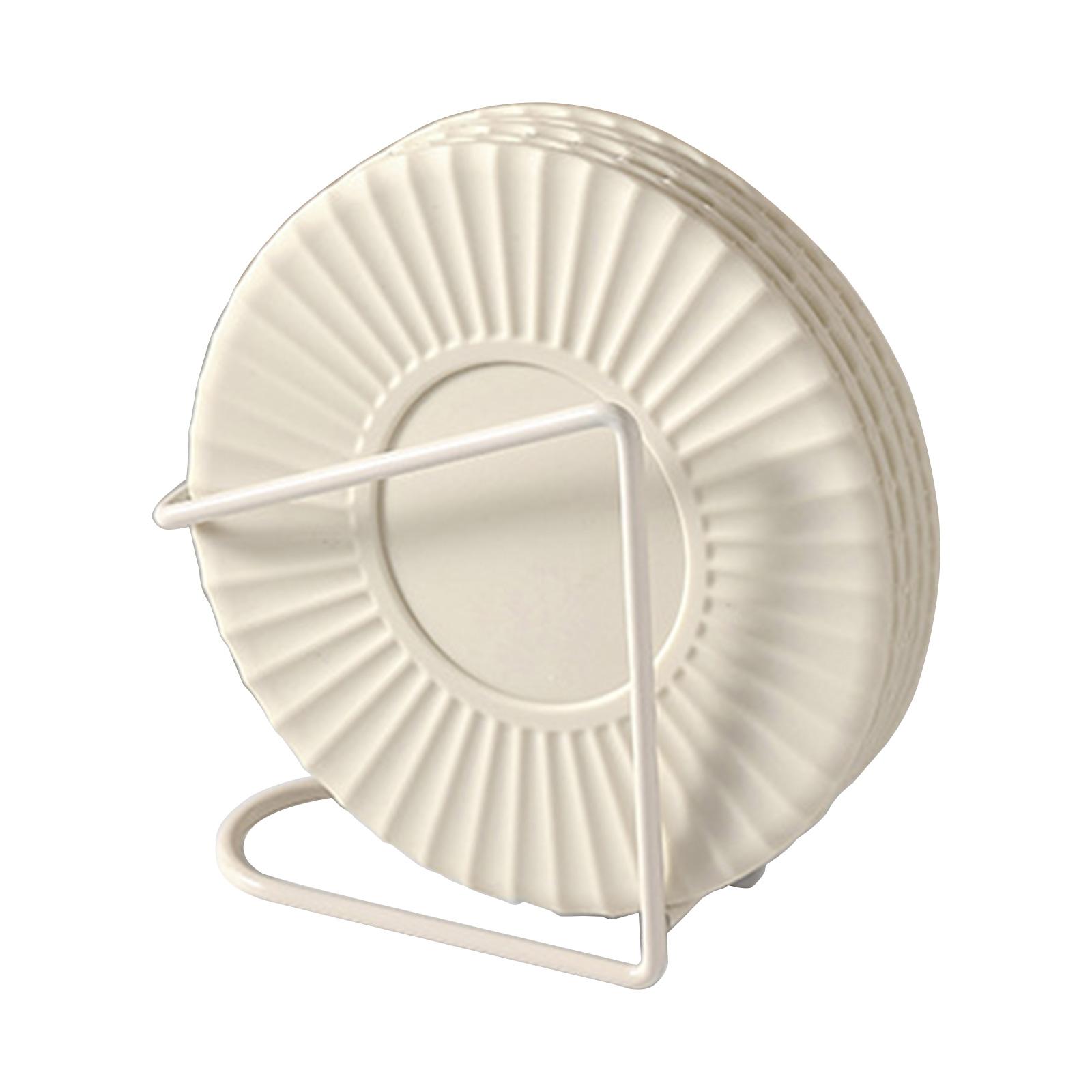 

5 шт. Нескользящий коврик Подставка под горячее Коврик для обеденного стола Силиконовая подставка Защита столешницы Изолированный коврик-подкладка белый