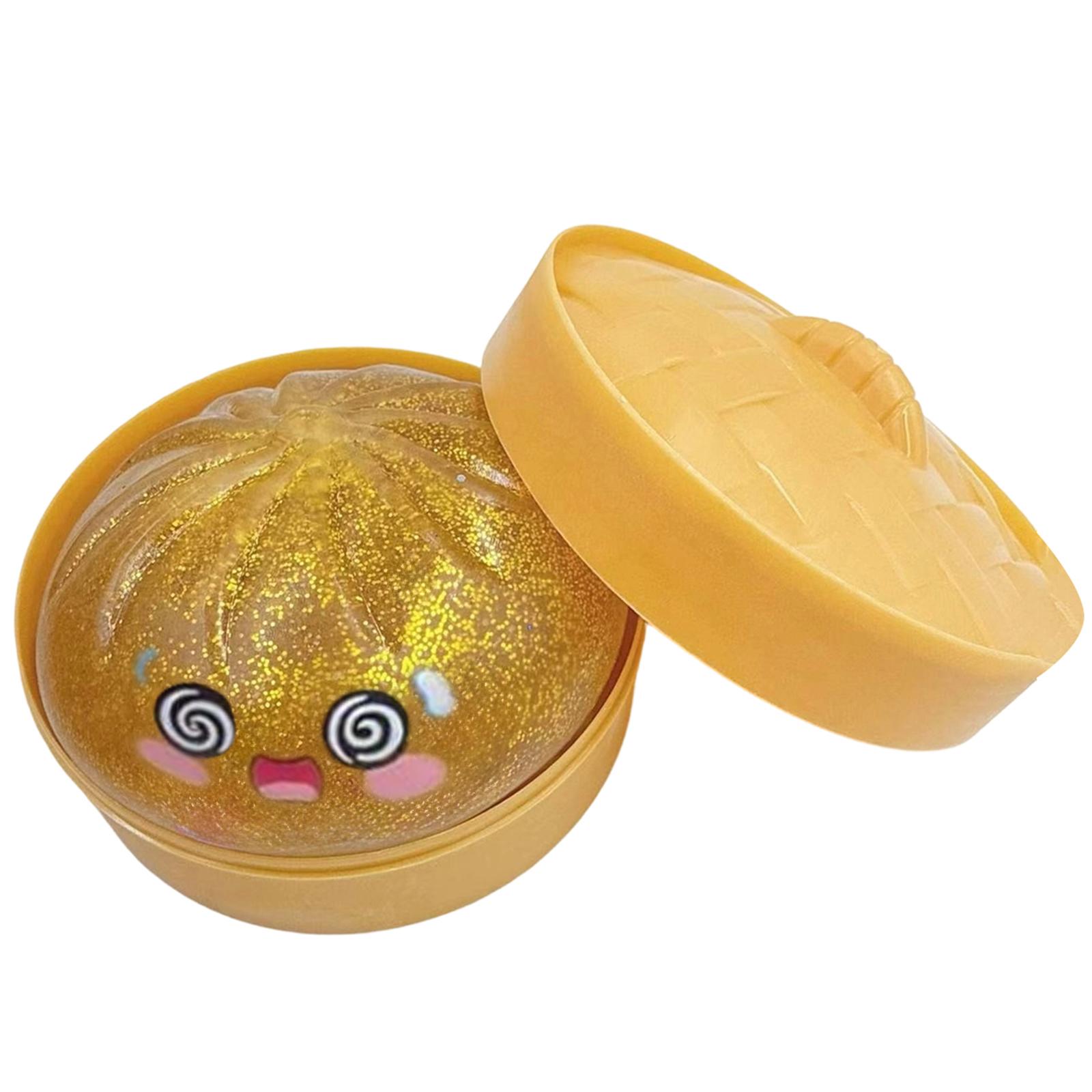 

Simulated Roast Pork Bun Toy; Cute Food; Decompression; Bun; Enjoy; Stress Relief Device.Prank Stress Relief Bun Toy Realistic Steamer Toy