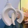 2 Stück/Set Hohl Moderne Plastikvase für Pampasgras Nordischer Boho Stil Dekorative Vase für Hochzeit Abendessen Tischmittelstück