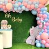Ballons Pastel 5/10/12 pouces Rose Bébé Bleu Jaune Blanc Sable Ballons Latex Baby Shower Révélation du Sexe Décoration de Fête d'Anniversaire