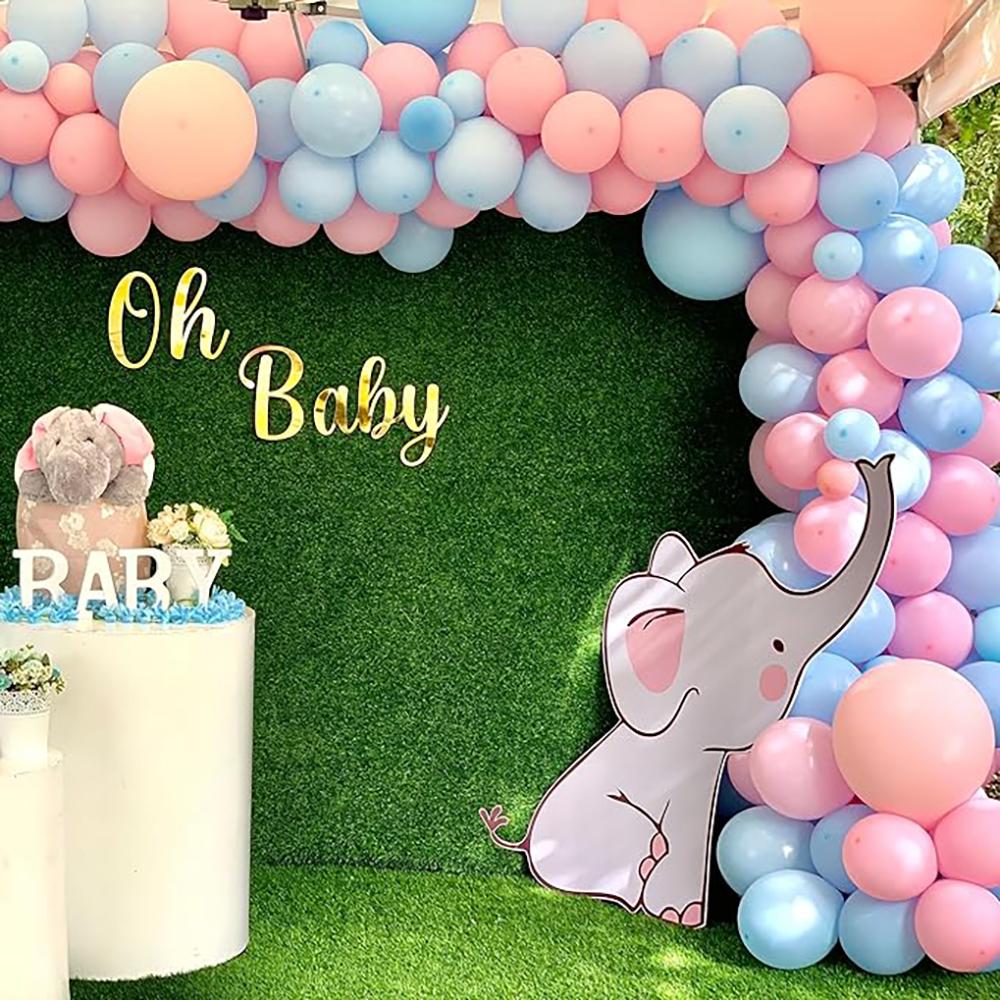 Ballons Pastel 5/10/12 pouces Rose Bébé Bleu Jaune Blanc Sable Ballons Latex Baby Shower Révélation du Sexe Décoration de Fête d'Anniversaire