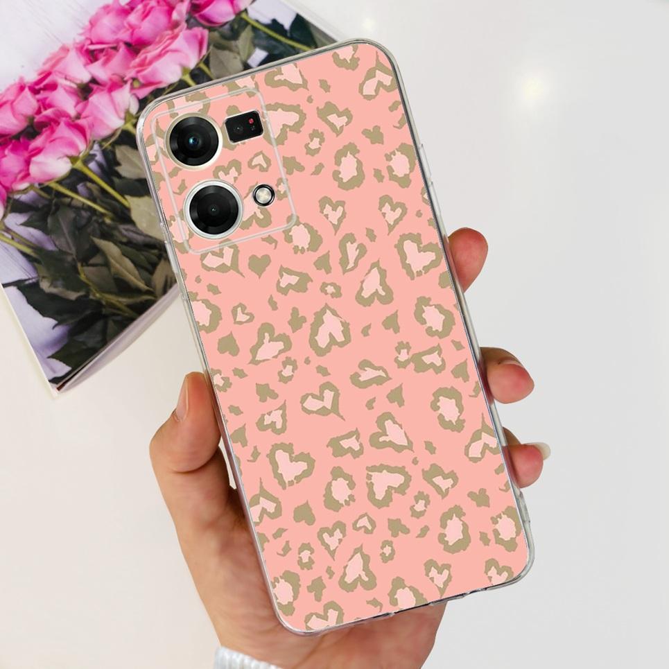 For Oppo Reno7 4G Case CPH2363 Oppo Reno7 Lite 7Z Lovely Painted Cover Soft TPU Phone Case For Oppo Reno 7 5G 7Pro Back Cover