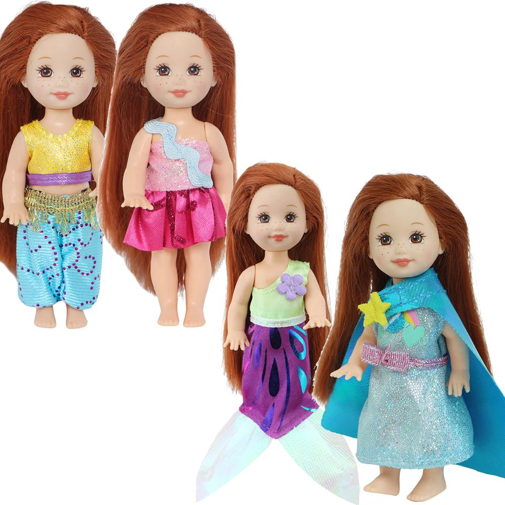 

4-дюймовая кукольная одежда, милые наряды для кукол для кукол Келли, аксессуары, платье, шорты, кукольный домик, игрушка
