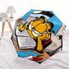 Garfield Study Night Automatic Open/Close Windproof Umbrella Folding Umbrella,Portable Compact Perfect Gift for Birthday, Christmas0809167