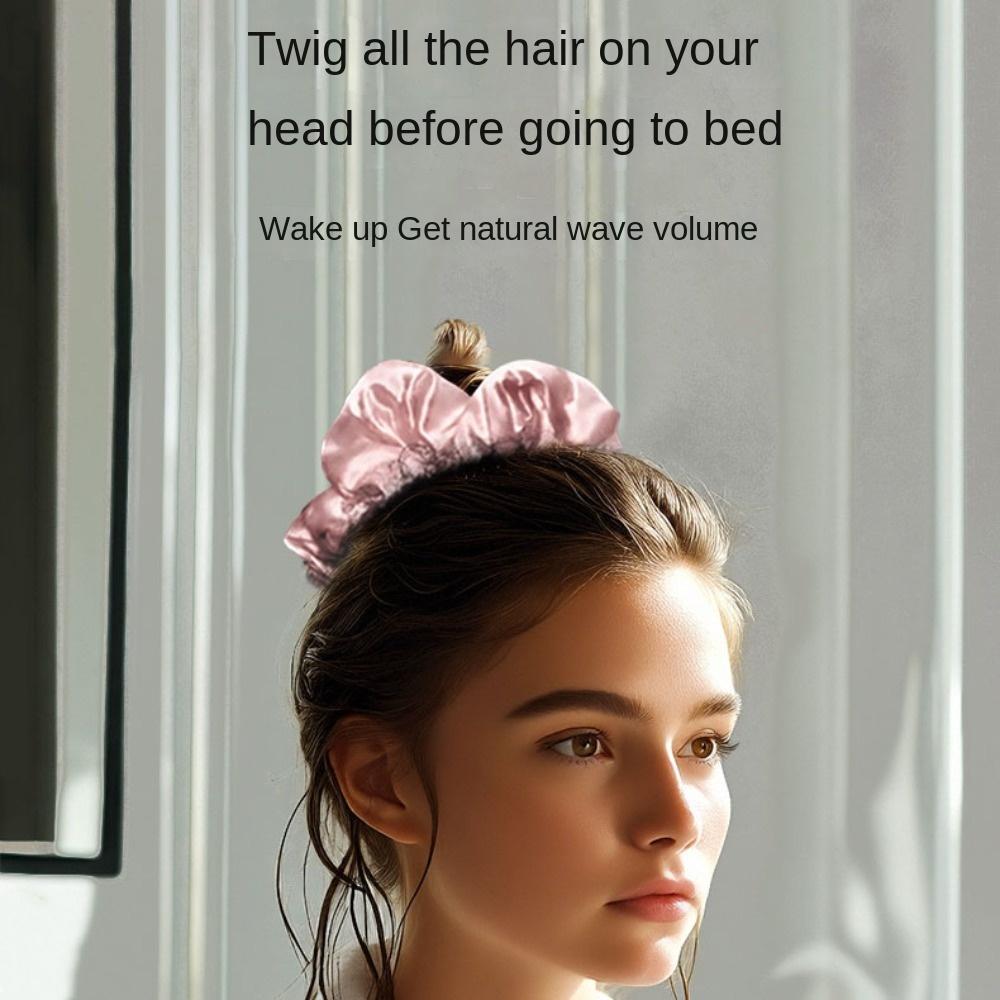 Thick Hair Rope Overnight Hair Rollers Flexible Satin Curling Rod  Home Sleeping