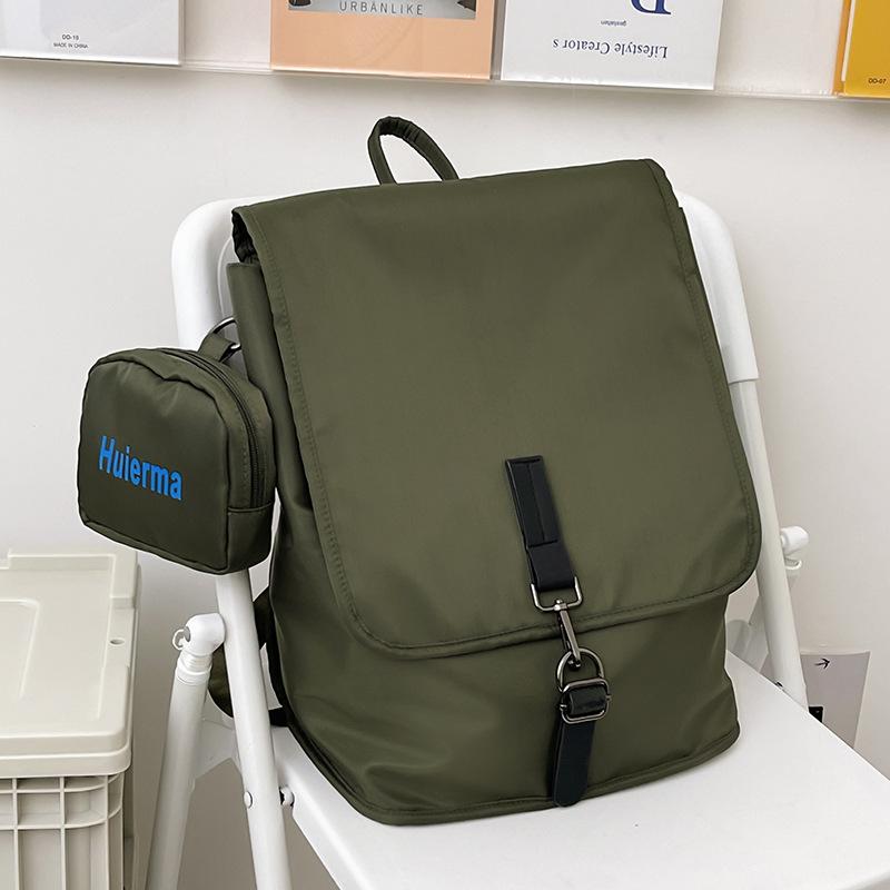 

Школьный рюкзак Большой вместимости дорожный модный брендовый рюкзак Мужской повседневный женский для старшеклассников студентов колледжа кампусный рюкзак Сумка для компьютера зелёный