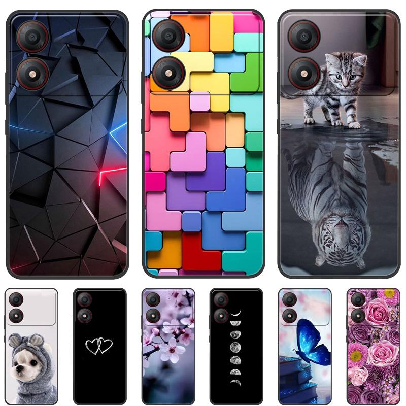 Per ZTE Blade A34 4G Custodia Antiurto TPU Morbido Silicone Cover per Telefono per ZTE Blade A 34 Custodia Verniciata per BladeA34 Lusso Cover