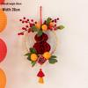Chinese New Year Artificial Gourd Flower Wreath Decoration for Entrance and Living Room