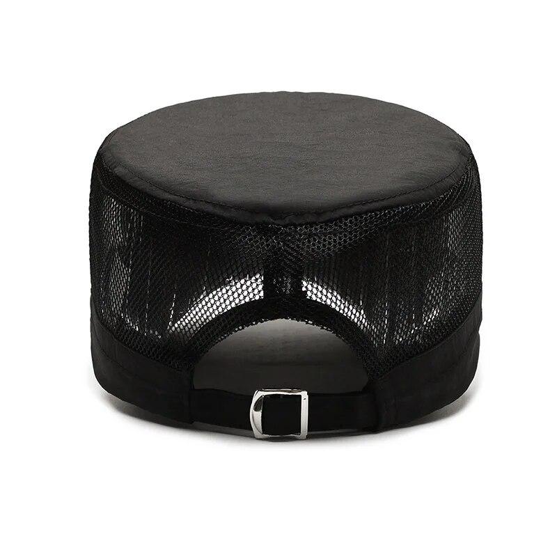 Summer New Mesh Quick Dry Flat Cap Men's Outdoor Sports Baseball Cap Sun Fishing Visor Women's Thin Breathable Cap