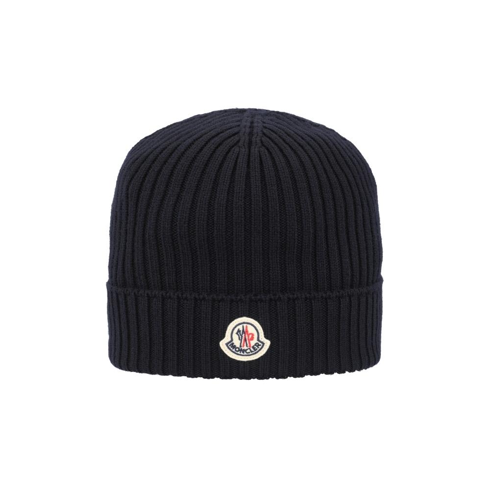 Moncler Beanie Logo Patch M1131 742 3B00006 M1131 742 (L)