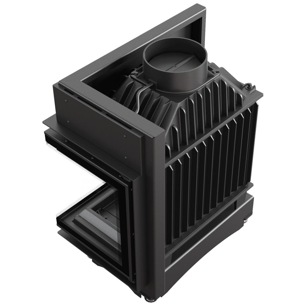 Gusseisenkamin KRATKI MAJA DECO rechts 8 kW Ø 150