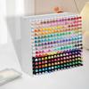 Art Marker Organizer with Removable Divider for Desk Ink Bottle Stand Colored Pencils Holder