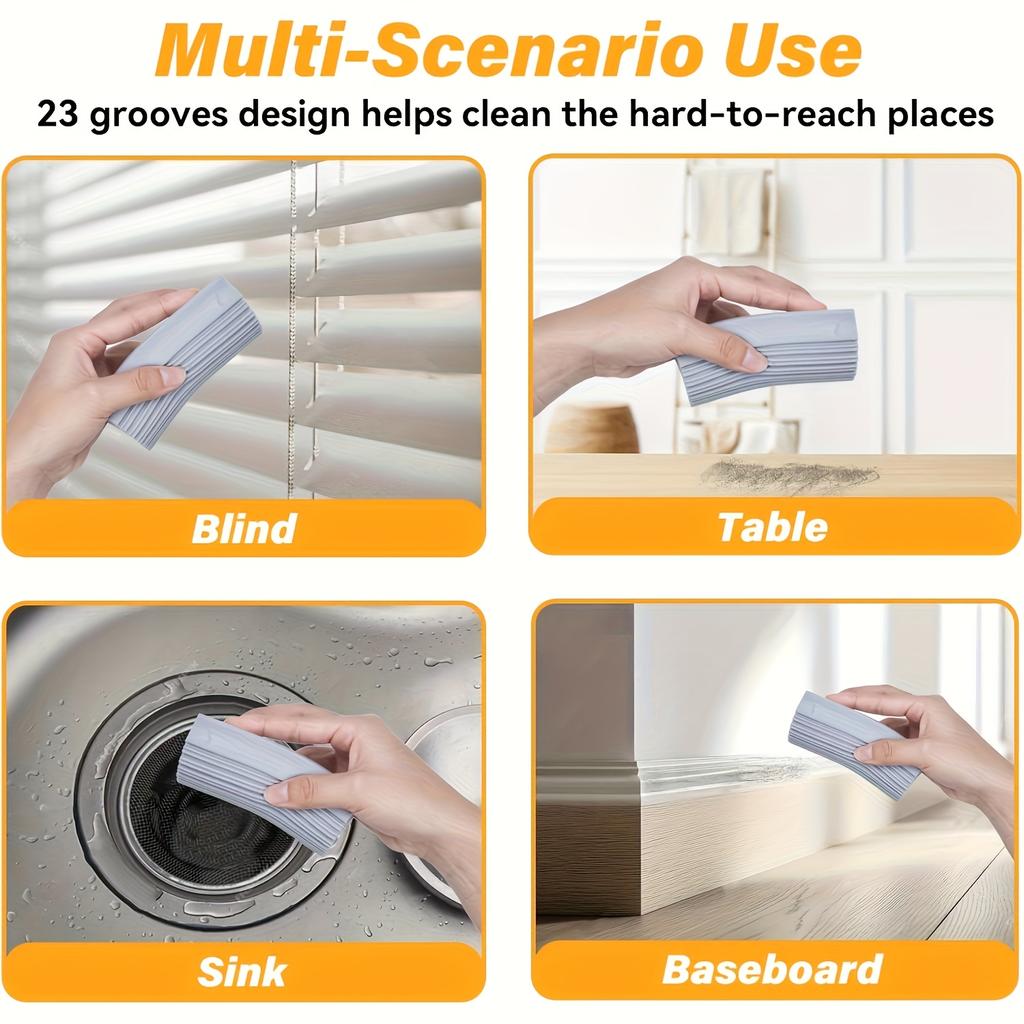 Magic Dust Cleaning Sponge PVA Sponge For Wet Wipe Removal Cleaning Of Blinds Glass Skirting Boards Ventilation Grates Rail