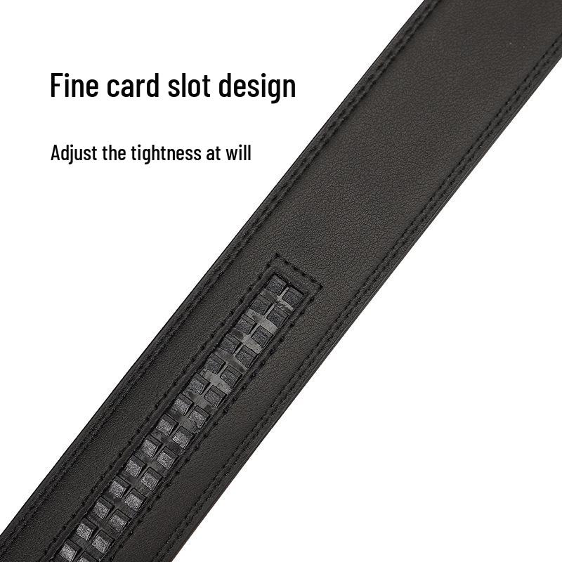 Men's Luxury Leather Pin Buckle Belt - Genuine Leather, High-End Niche Design, Light & Stylish Accessory