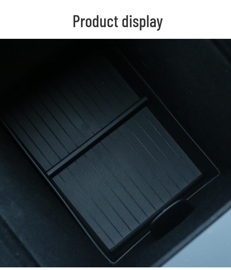 Tesla Model Y/3 Center Console Organizer: Lower Layer Armrest Storage Tray