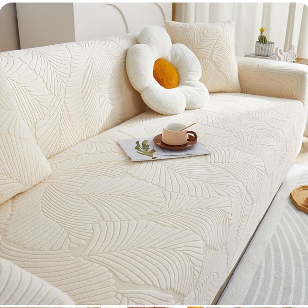 Thicken Armchair Protector Large Leaves Pattern Sofa Seat Cover Cushion Slipcovers  for Living Room