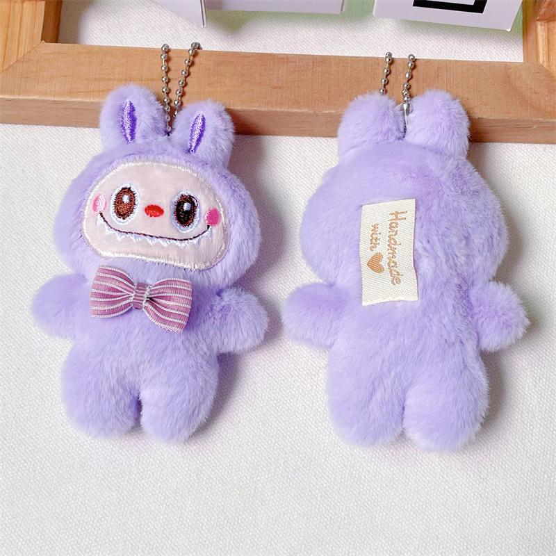 Cute Labubu Plush Key Chain Bag Decoration Accessories Labubu Kawaii Anime Accessories
