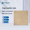Interlocking Wood Grain Rubber Sports Flooring Tiles