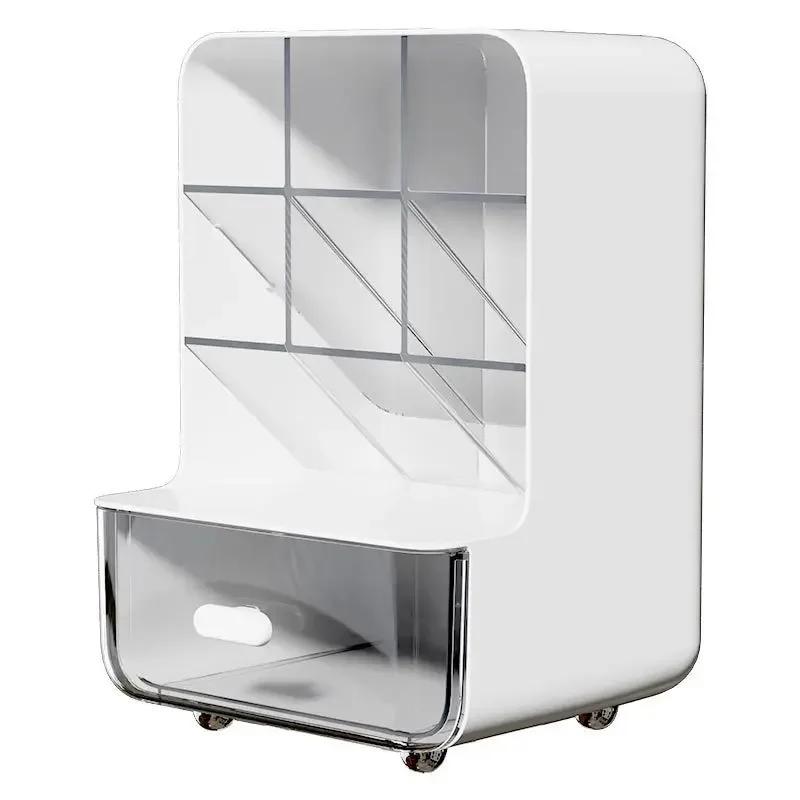 Schräg gestellter Stifthalter mit großer Kapazität Schreibtisch-Schreibwaren-Aufbewahrungsbox für Schule, Büro, Schreibtisch, Kleinkram-Aufbewahrungsregal, Schreibtisch-Organizer