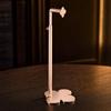 Metal Freestanding Handbag Rack with Clover Base Long-Lasting Adjustable