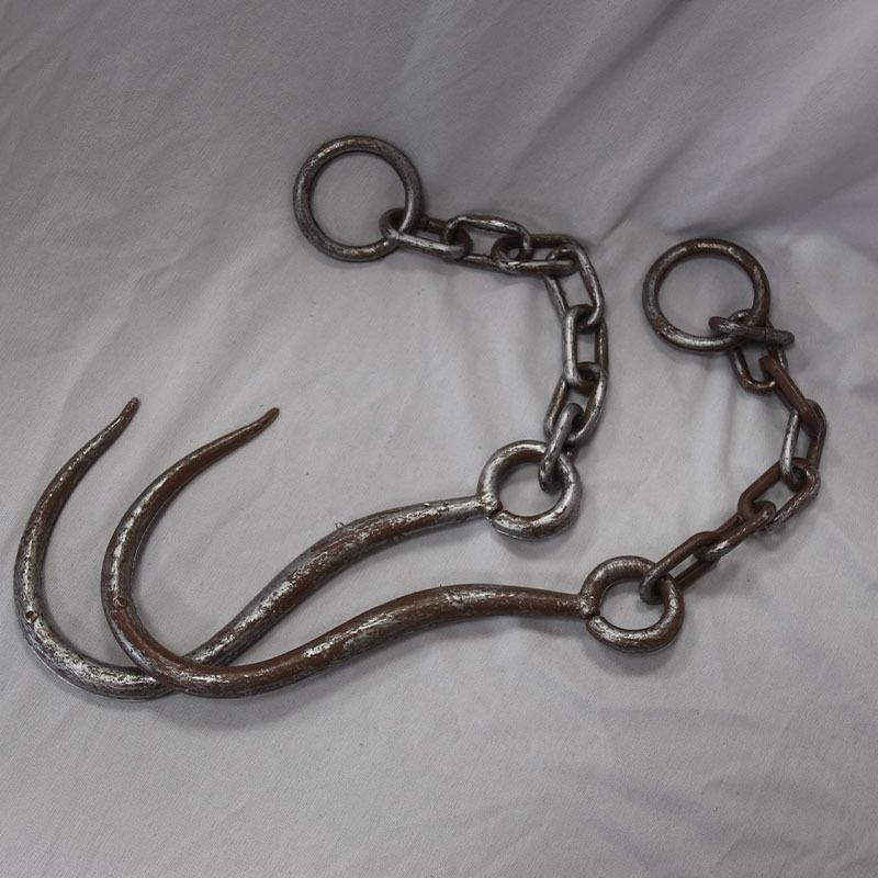 Halloween decoration hooks, prank toys, haunted house props, escape room props, scary latex hooks, hanging decorations